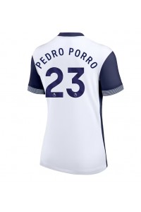 Tottenham Hotspur Pedro Porro #23 Jalkapallovaatteet Naisten Kotipaita 2024-25 Lyhythihainen